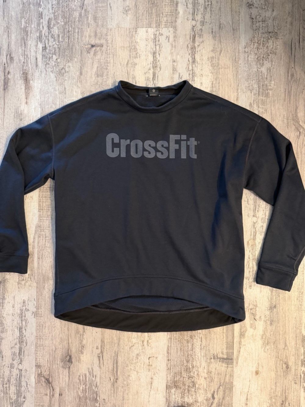 NOBULL Women’s Black CrossFit Crewneck Sweatshirt Size Small
